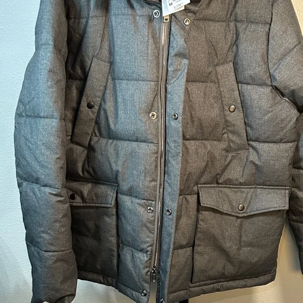 PIOMBO Men’s Hooded Puffer Jacket – Size XXL – NWT – MSRP $219